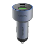 momax UC17 Move 3 -Ports Car Charger Adapter 100w - Black - Image 6