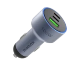 momax UC17 Move 3 -Ports Car Charger Adapter 100w - Black