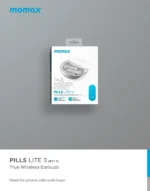 MOMAX BT11D Pills Lite 3 True Wireless Stereo Earbuds - Black - Image 5