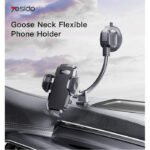 ⁦yesido Car Holder C140 - Black⁩ - الصورة ⁦2⁩