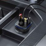 RECCI Car Charger 48W and MP3 RQ01 - Black - Image 3