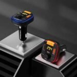 RECCI Car Charger 48W and MP3 RQ01 - Black - Image 4