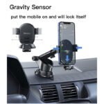 ⁦yesido Car Holder C120 - Black⁩ - الصورة ⁦3⁩