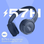 JBL Headphone Wireless Tune 520BT – Blue - Image 2