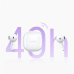 ⁦Honor Earbuds X6 Wireless In -Ear Bluetooth with Active Noise Cancellation - White⁩ - الصورة ⁦2⁩