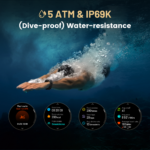 ⁦Kospet Tank T3 – Smart Watch – Sliver⁩ - الصورة ⁦3⁩