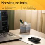 HP MOUSE Z3700 -DUAL -BLK -WL 758A8AA#ABB - Black - Image 4