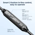 Joyroom in-ear wired earbuds JR -EW03 - White - Image 6