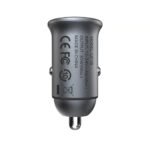 MOMAX Dual Port USB car charger 30w (UC18E) - Gray - Image 3