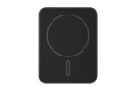 ⁦MOMAX IP122D Q.MAG Minimal 15W 5000mAh Magnetic Wireless Battery Pack Palm Size - Black⁩ - الصورة ⁦6⁩