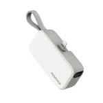 momax 1 -Power Mini 5000mAm 3 -in -1 Battery Pack with Lightning Plug (iP130MFIW) 20w - White
