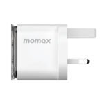 ⁦momax 2 -Port GaN Charger 35w USB -C UM51EUM - White⁩ - الصورة ⁦2⁩