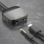 ⁦RECCI Converter Lightning To Lightning+3.5mm RDS -A12 - Tarnish⁩ - الصورة ⁦4⁩