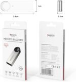 ⁦yesido Wireless Receiver YAU81 - Silver⁩ - الصورة ⁦4⁩