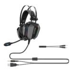 ⁦yesido Gaming Headset EK03 - Black⁩ - الصورة ⁦4⁩