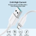 ⁦Joyroom cable Type -C to Type -C 1m S -CC060A9 white⁩ - الصورة ⁦3⁩