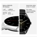 ⁦QCY QCY67 Smart Watch GT 1.43 Amoled IPX8 - Frost Gray⁩ - الصورة ⁦6⁩