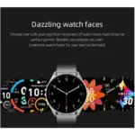 ⁦QCY QCY67 Smart Watch GT 1.43 Amoled IPX8 - Frost Gray⁩ - الصورة ⁦5⁩
