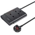 ⁦yesido Power Socket PD and 2 USB MC11 - Black⁩ - الصورة ⁦5⁩