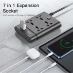 ⁦yesido Power Socket PD and 2 USB MC11 - Black⁩ - الصورة ⁦2⁩