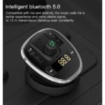 yesido FM Transmitter Car Charger Y39 - Black - Image 4