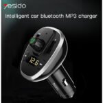 yesido FM Transmitter Car Charger Y39 - Black - Image 2