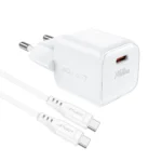 ACEFAST PWRup PD20w USB -C Charger set (A73) white