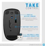 HP Wireless Mouse X200 Black PN -6VY95AA - Black - Image 5