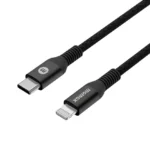 ⁦MOMAX 1 -Link Flow USB -C To Lightning Cable 1.2M DL51 - Black⁩ - الصورة ⁦2⁩
