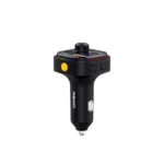 RECCI 1.2.USB-C+USB-A*2 2.15W+15W 3.car U disk FM charging multifunctional use - RQ08 (15W+15W) - Black - Image 5