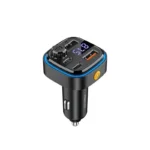 RECCI 1.2.USB-C+USB-A*2 2.15W+15W 3.car U disk FM charging multifunctional use - RQ08 (15W+15W) - Black