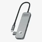 MOMAX 7in1 multi -function USB -C hub (DH17) - Gray