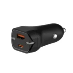 Lavvento Ultra -Fast QC3 PD Car Charger with Type -C 38W - Black - Image 3