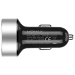 ⁦MOMAX Dual Port USB car charger 30w (UC9D) - Black⁩ - الصورة ⁦3⁩