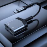 RECCI 2in1 Type -C To 3.5mm+Type -C Convert RDS -A19 - Gray