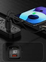 ⁦RECCI Unniversal Charger PD30w RCG -P07 - Black⁩ - الصورة ⁦4⁩