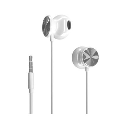 HP DHH -1112 WT 3.5mm wired earphone with mic - White