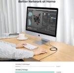 ⁦UGREEN CAT 6A Pure Copper Ethernet Cable OD2.8 1.5m - Black⁩ - الصورة ⁦2⁩