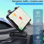 ⁦yesido Car Holder C101 - Black⁩ - الصورة ⁦2⁩
