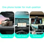 ⁦yesido Car Holder C101 - Black⁩ - الصورة ⁦4⁩