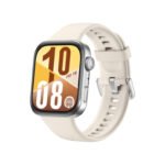 HUAWEI Watch Fit 4 – White Fluorelastomer Strap