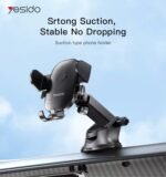 ⁦yesido Car Holder C138 - Black⁩ - الصورة ⁦4⁩