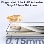 ⁦Joyroom Galaxy S24 Ultra screen protector - Clear HD⁩ - الصورة ⁦4⁩