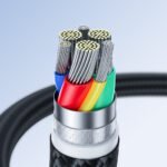 ⁦Joyroom cable S-UL012A11 USB-C to lightning - Black⁩ - الصورة ⁦3⁩