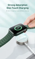 ⁦RECCI 3.5W Magnetic Watch Charger 1.2m - RCW-28 - White⁩ - الصورة ⁦6⁩