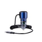 ⁦RECCI Car Charger PD 65W With USB-C Cable - RCC-N22 - Blue⁩ - الصورة ⁦2⁩