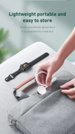 ⁦RECCI 3.5W Magnetic Watch Charger 1.2m - RCW-28 - White⁩ - الصورة ⁦5⁩