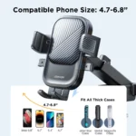 ⁦Joyroom Car Holder - JR-OK6 - Black⁩ - الصورة ⁦6⁩