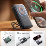 ⁦Joyroom 22.5W Magnetic Wireless Power bank - JR-PBM02 - Black⁩ - الصورة ⁦2⁩