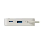 ⁦momax 1 -Power X 10000mAh Battery Pack with Built-in USB-C Cable - IP152W - White⁩ - الصورة ⁦5⁩